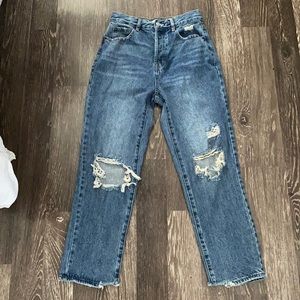 PacSun high rise straight jeans